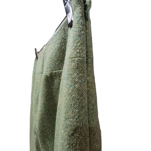 Ann Taylor LOFT Size 8 Cotton Blend Midi Skirt Side Slit Office Career Liner - Picture 2 of 7